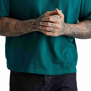 Camiseta de Verano Extra Grande con Logotipo Personalizado en Color, 260 g/m², Cuello Redondo Unisex Holgado, 100 % Algodón, Camiseta de Moda para Hombre - Product Image 5