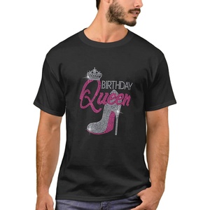Camiseta Antiarrugas para Hombre con Pedrería, Ropa Casual de Alta Calidad, Últimos Diseños en Oferta, Camiseta con Pedrería y Logotipo/Color Personalizado - Product Image 1