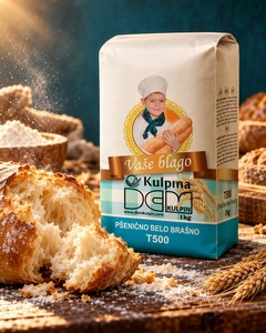 Harina de Trigo Blanca DEM Kulpin T500, 1 kg, Multiusos, Refinada, en Bolsa, Grado Estándar, 12 Meses de Caducidad - Product Image 2