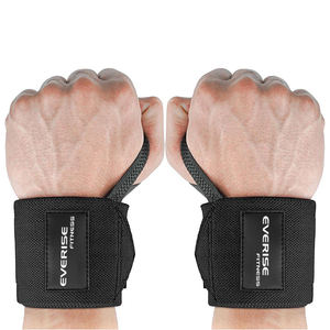 Muñequeras Deportivas de Alta Calidad para Levantamiento de Pesas, Entrenamiento de Potencia, Gimnasio, con Logotipo Personalizado, Elásticas - Product Image 1