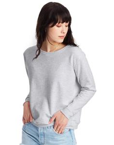 Sudadera de mujer Cuello redondo Eco Smart Reciclado Mezcla de algodón Fleece sudaderas con capucha para mujer/sudadera para mujer - Product Image 2