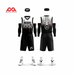 Uniforme de baloncesto unisex al por mayor tela estirable de alta calidad tamaños personalizados uniformes de baloncesto sublimados sin mangas - Product Image 1