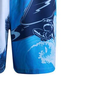 Pantalones Cortos de Verano para Hombre, Duraderos, de Alta Calidad, Sólidos, Ecológicos, Transpirables, de Secado Rápido, con Cierre de Cordón - Product Image 6