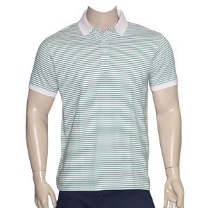 Polo de hombre al por mayor con logotipo personalizado de alta calidad 100% algodón diseño sólido tejido de Jersey para trabajo de verano - Product Image 2