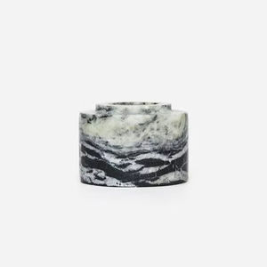 Portavelas de Té Cuadrado Elegante de Mármol y Metal, Diseño Moderno y Minimalista, Decoración Ecológica para el Hogar y Bodas, Iluminación Suave para Velas - Product Image 1