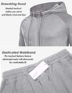 Survêtement de course pour homme, vêtements de sport décontractés, entraînement, sweat-shirt à fermeture éclair intégrale - Product Image 4