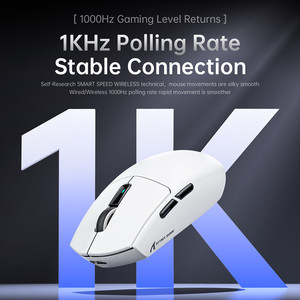 Souris de jeu sans fil ergonomique Attack Shark G3 avec trois modes de connexion : filaire/2,4 GHz/BT, ultra-légère (59 g), 25000 DPI - Product Image 6