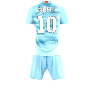 Uniformes de football pour hommes sur mesure, maillots de football pour jeunes avec impression par sublimation du logo du club, polyester vert OEM - Product Image 5