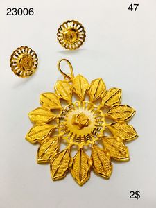 18K <b>Gold</b> Plated Titanium Alloy Leaf Pendant <b>Earrings</b> Latest Trendy Punk Style <b>Studs</b> for Girls Women for Wedding Parties - Product Image 3