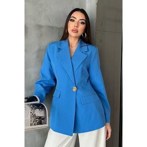 <span class=keywords><strong>Blazer</strong></span> ajusté bleu ciel - BLEU CIEL - Product Image 1