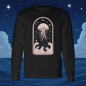 T-shirt à manches longues Jellyfish Tank Top, motif évasion fantaisiste, nuit étoilée, promotionnel - Product Image 3