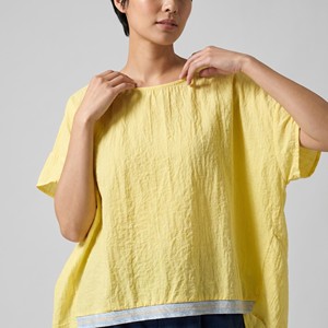 T-shirt à manches courtes High-Low avec bordure contrastée, 100 % viscose, taille unique (tailles 36-44) - Product Image 3