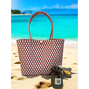 Sac à main tissé résistant à l'eau avec fermeture éclair et poche intérieure pour les voyages et les loisirs - Product Image 5