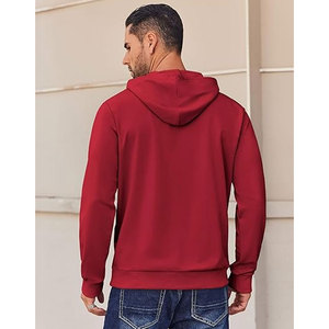 50% Algodón, 50% poliéster Sudadera con capucha de peso medio Fleece Pullover Sudadera con capucha para hombres - Product Image 1