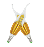 Ampoules réflecteurs LED E14 de bonne qualité Conception de bougies en plastique avec alimentation CA Bon prix Fabriqué au Vietnam