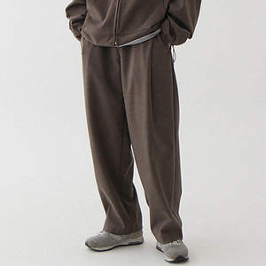 100% coton hommes personnalisé sport survêtement à capuche Joggers ensemble brodé Logo coupe ample décontracté Streetwear imprimé motif solide - Product Image 3