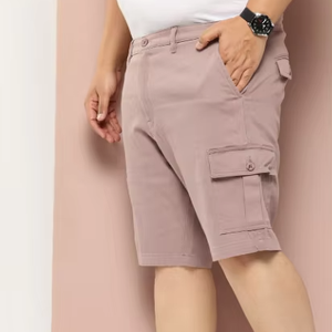 Wholesale Mid Rise Waist <b>Knee</b> Length Multi Colored Options 100% Cotton Custom Made OEM Anti-Wrinkle Woven Men's Cargo Shorts - Product Image 1