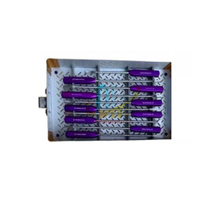 Instruments professionnels de retrait de ciment, ensemble d'élévateurs fémoraux, outils orthopédiques en acier inoxydable de qualité médicale, certifiés CE - Product Image 3