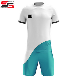 Camiseta de fútbol transpirable personalizada para hombre al por mayor, camiseta de fútbol con cuello por sublimación, kit de camisetas para jóvenes - Product Image 6