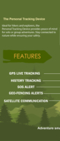 Dispositivo inteligente lleno de rendimiento para senderismo, localizador GPS en tiempo Real, Metal duradero, plástico, WiFi, Android, botón SOS