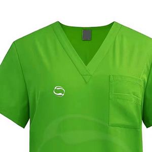 Nuevos uniformes médicos de manga corta con estilo, uniformes hospitalarios impermeables para hombres y mujeres, tela de lona de alta calidad - Product Image 2