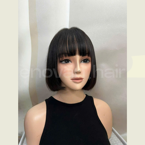 Peluca virgen Cabello vietnamita Técnica eslava humana real Procesamiento ruso Hebras fuertes saludables Brillo de larga duración - Product Image 4