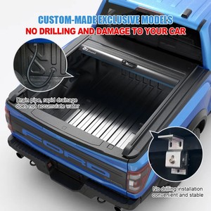Couvre-caisse de camionnette en aluminium rétractable, couvre-caisse de camionnette Ram Ranger, meilleure protection de la benne, résistant aux intempéries - Product Image 2