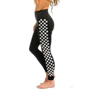 Leggings de yoga taille haute élastiques et unis avec extensibilité quadridirectionnelle et effet ventre plat pour femme, idéaux pour la gym et l'entraînement - Product Image 5