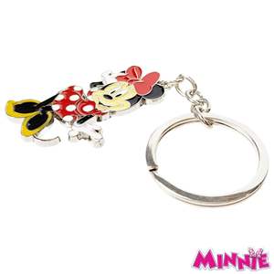 Porte-clés promotionnels en alliage de zinc durable à thème animalier, imprimés numériquement, Minnie Mouse - Product Image 3