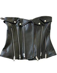 เสื้อครอปเซ็ทเซ็กซี่สำหรับผู้หญิง ชุดกระชับสัดส่วนแบบโอเวอร์บัสต์  ครอปเซ็ทหนังสไตล์โมเดิร์นสำหรับคนไซส์ใหญ่ ระบายอากาศได้ดี  เสื้อแจ็คเก็ตสำหรับผู้ชาย 2026 - Product Image 2