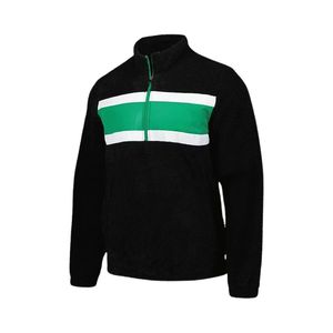 Sweatshirts d'hiver chauds à manches longues et demi-fermeture à glissière Sports d'extérieur Streetwear Design personnalisé Athletic Men Sweatshirts - Product Image 1