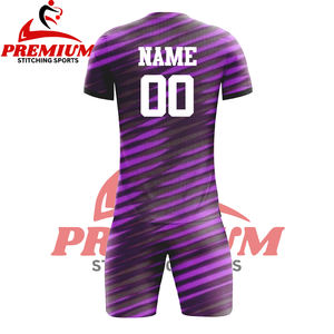 Conjunto de Camisetas de Fútbol Personalizadas para Adultos, Impresión por Sublimación, Uniforme de Fútbol Personalizado para Clubes y Equipos, Transpirable, de Verano, Manga Corta - Product Image 6