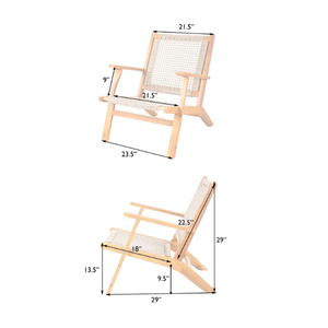Chaises de restaurant en bois et cordes esthétiques, adaptées à différents concepts et besoins - Product Image 5