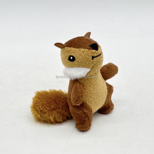 Jouet en peluche pour chien en forme d'écureuil avec design de tronc souple, jouet interactif amusant pour animaux de compagnie, disponible pour les commandes en gros - Product Image 2