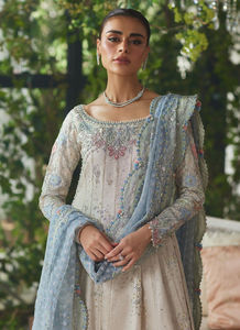 Modern Pakistani Bridal Wear with Crystal and Pattern Decoration - Product Image 3