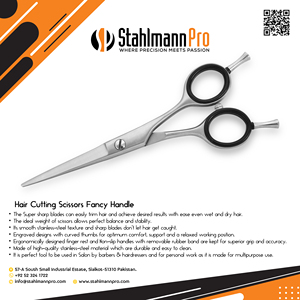 Đôi Móc Phong Cách Tóc Cắt Cắt Tóc Kéo Dao Cạo Cạnh Lưỡi Silicon Vòng Grip Tay Phải Phong Cách Đầy Đủ Tùy Chỉnh Thương Hiệu - Product Image 4