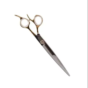 Logo personnalisé Ciseaux de toilettage pour chiens 7 pouces Blue Gem Ciseaux de toilettage pour animaux de compagnie droits - Product Image 4