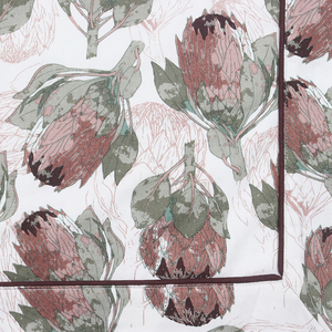 ผ้าปูโต๊ะผ้าฝ้าย100% สีขาวพิมพ์ลายหลากสี150x220ซม. เทคนิคการ210gsm ทอสำหรับสิ่งทอในบ้าน - Product Image 2