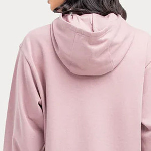 Sudadera con capucha de algodón 100% para mujer, ropa de calle transpirable antibolitas de ajuste holgado de alta calidad, temporada de otoño, forro de cuello largo con capucha - Product Image 5