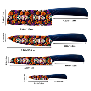 Juego de 6 Cuchillos de Chef de Cerámica para Aventuras al Aire Libre, Venta al por Mayor, Mango de Plástico, Agente de Dropshipping - Product Image 2