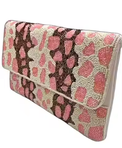 Embrague hecho a mano bordado con cuentas de semillas de nuevo diseño para fiesta y Noche de mujer por MD HANDICRAFTS - Product Image 1