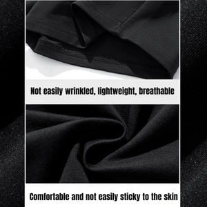 Wholesale Men's Custom Men's Solid <b>Black</b> Casual Drawstring Shorts with Pockets Comfortable Lightweight Summer Streetwear Bottoms - Product Image 4