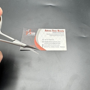 ASB INSTRUMENTS Meilleure vente lame incurvée en acier inoxydable de haute qualité soins des ongles manucure ciseaux à cuticules Type de beauté - Product Image 6