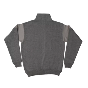 Unisex Oversized Quarter Zip Combo Fleece Sweatshirt 100% Cotton 280-290 GSM Eco-Friendly Quick Dry Customized Streetwear Solid - Product Image 1