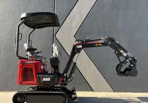 Mini-excavatrice UHI KOOP 10HP UME10T avec flèche pivotante, 9 accessoires - Product Image 2