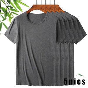 <b>Men's</b> Good Quality Cotton Jersey Solid Regular Fit Half Sleeve Formal T-<b>shirts</b> Custom Summer Anti-Wrinkle Eco-Friendly - Product Image 5