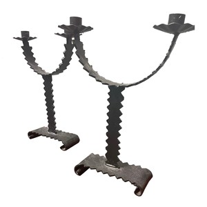 Portavelas Contemporáneo Hecho a Mano de Aluminio Ecológico y Duradero, Silueta Elegante y Delgada para Decoración Minimalista de Lujo para el Hogar - Product Image 5