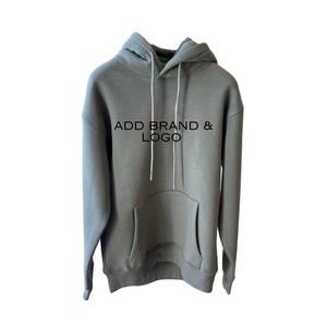 Sudadera con Capucha Azul con Cierre, Bolsillo Tipo Canguro, Puños Acanalados, Estilo Manta, para Hombre, Fabricantes de Ropa de Bangladesh - Product Image 2