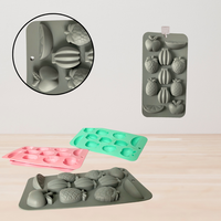 Moules à glaçons en gelée de silicone Moules à glaçons en forme de fruit Bonbons au chocolat Gummy 3D Silicone Fruit