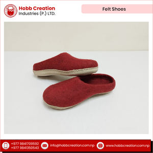 Professional Factory Made Eco-Friendly Unisex Fashion Flexible Customized Design Premium Quality <b>Wool</b> <b>Felt</b> Shoes HOBB Brand Best - Product Image 6